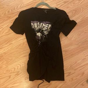 Black tee shirt dress